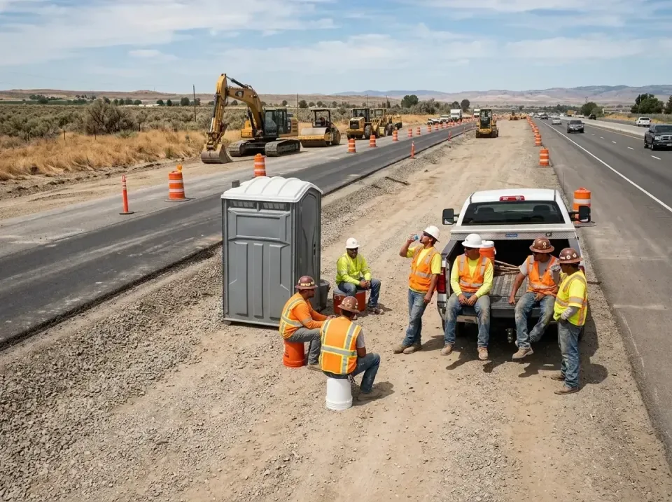 highway-road-construction-crew-007 — frequently asked questions, Porta Potty and Restroom Rentals in North Prairie, WI